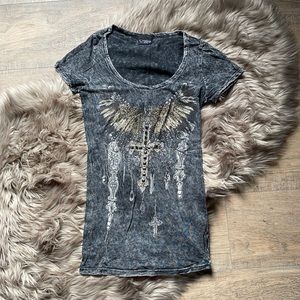 Woman’s Buckle, Day•Trip - distressed T